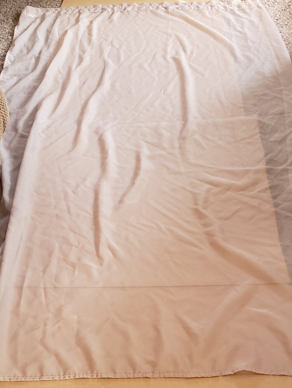 Dusty Rose sheer curtains